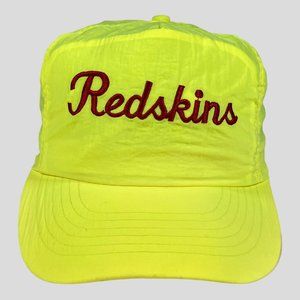 Vintage Redskins Mobil One Neon Snapback Hat